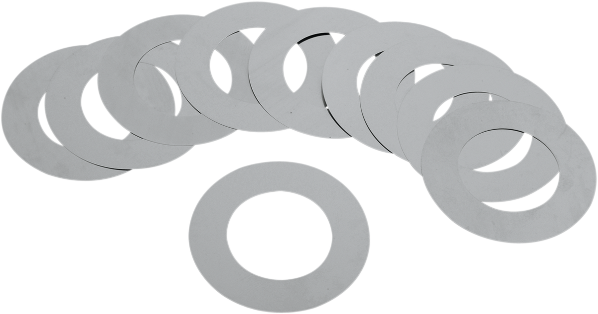 EASTERN MOTORCYCLE PARTS Adjusting Shims - Star Hub - 0.007" - 10 Pack