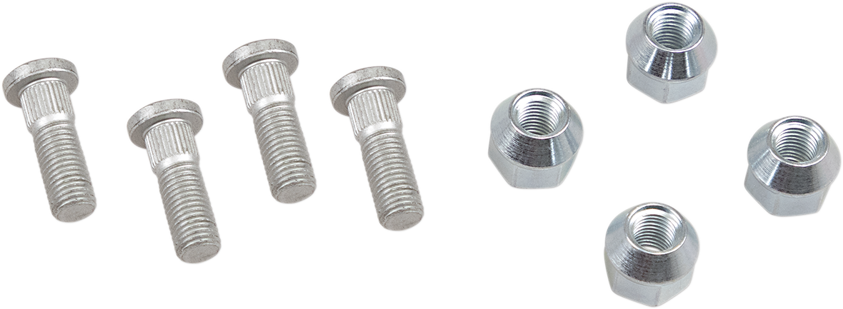 MOOSE OFFROAD Wheel Stud/Nut Kit - Front/Rear - Arctic Cat/Kawaski/Suzuki