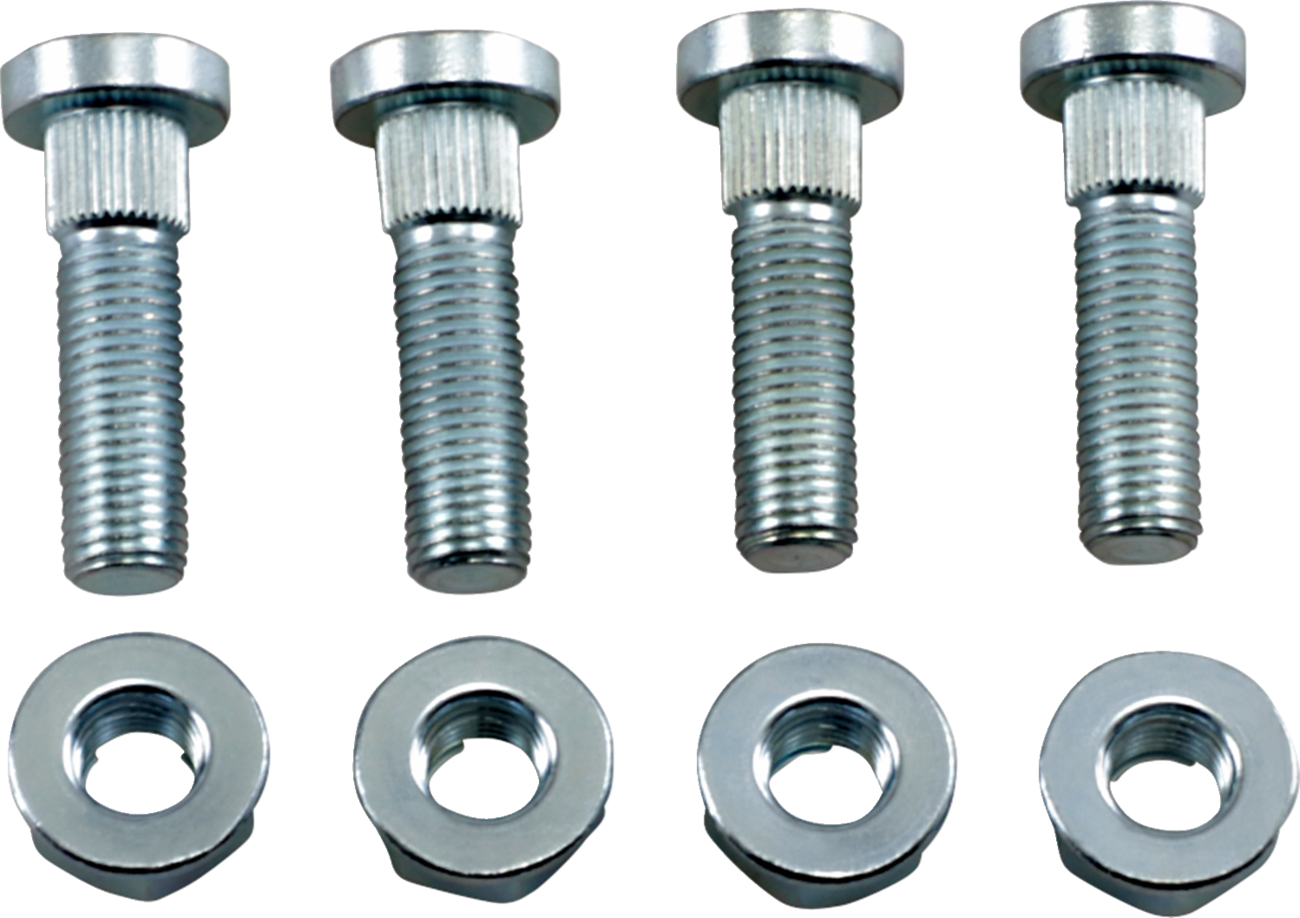 MOOSE OFFROAD Wheel Stud/Nut Kit - Front/Rear - Kawasaki Mule 400