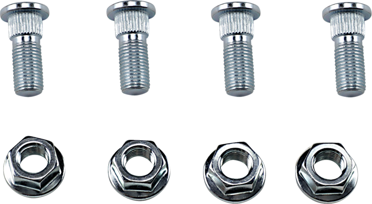 MOOSE OFFROAD Wheel Stud/Nut Kit - Front - '93-'07 Polaris