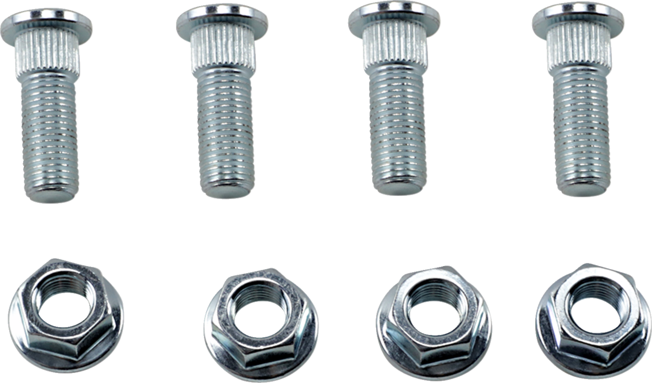 MOOSE OFFROAD Wheel Stud/Nut Kit - Front/Rear - Polaris LSV/Ranger