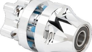 ARLEN NESS Hub - Cartridge - Front/Single Disc - Chrome - '08-'25 Touring/Trike