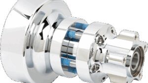 ARLEN NESS Hub - Cartridge - Rear/Single Disc - Chrome - '09-25 Touring/Trike