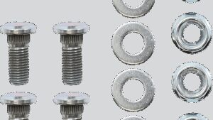 MOOSE OFFROAD Wheel Stud/Nut Kit - Rear - '85 Honda ATC 250