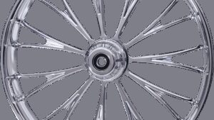 RC COMPONENTS Wheel - Dynasty - Front - Dual Disc/without ABS - Chrome - 21x3.5 - FLH