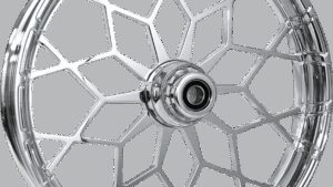 RC COMPONENTS Wheel - Phenom - Front - Dual Disc/without ABS - Chrome - 21x3.5 - FLH