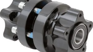 ARLEN NESS Hub - Cartridge - Front/Dual Disc - Black - Softail Low Rider S/ST/El Diablo