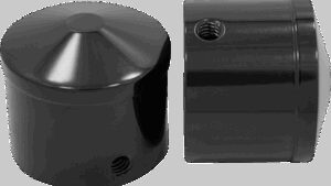 AVON GRIPS Front Axle Nut Cover - Black - Air Cushion - 1"