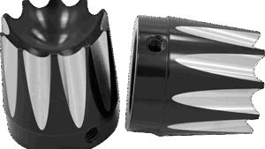 AVON GRIPS Front Axle Nut Cover - Black - Excalibur - 1"