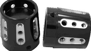 AVON GRIPS Front Axle Nut Cover - Black - Gatlin - 1"