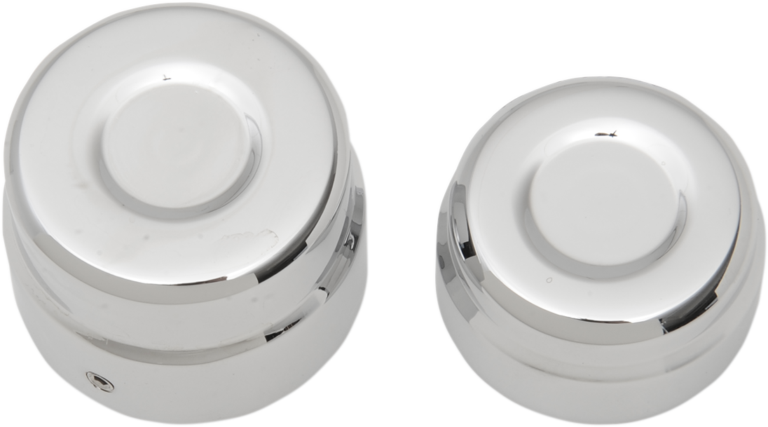 DRAG SPECIALTIES Axle Caps - Rear - Chrome - Pair