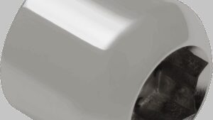 DRAG SPECIALTIES Axle Nut - Rear - Chrome - M24-1.5" Thread