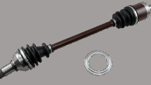MOOSE OFFROAD Axle Assembly - Complete - Standard - Front Right - '11-'12 Can-Am Commander