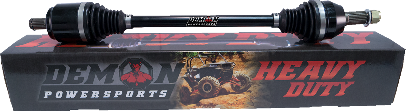DEMON Axle - Complete - Heavy-Duty - Front Left/Right - Polaris