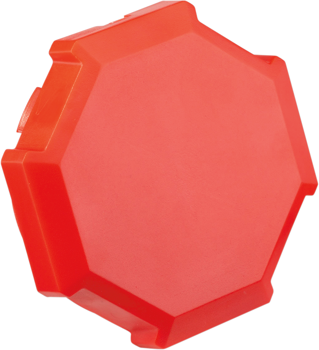 MOOSE OFFROAD RZR HUB CAP - RED