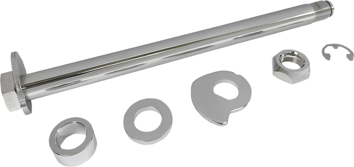 DRAG SPECIALTIES Axle Kit - Rear - Chrome - '14-'25 Touring