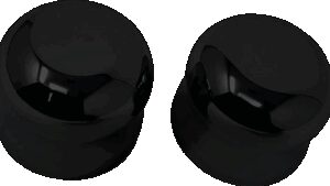 COVINGTONS Axle Covers - Front - Smooth - Black - Pair - '08-'23