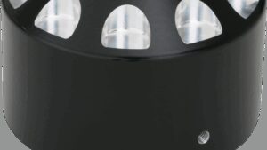 SHOW CHROME Axle Nut Cover - Black