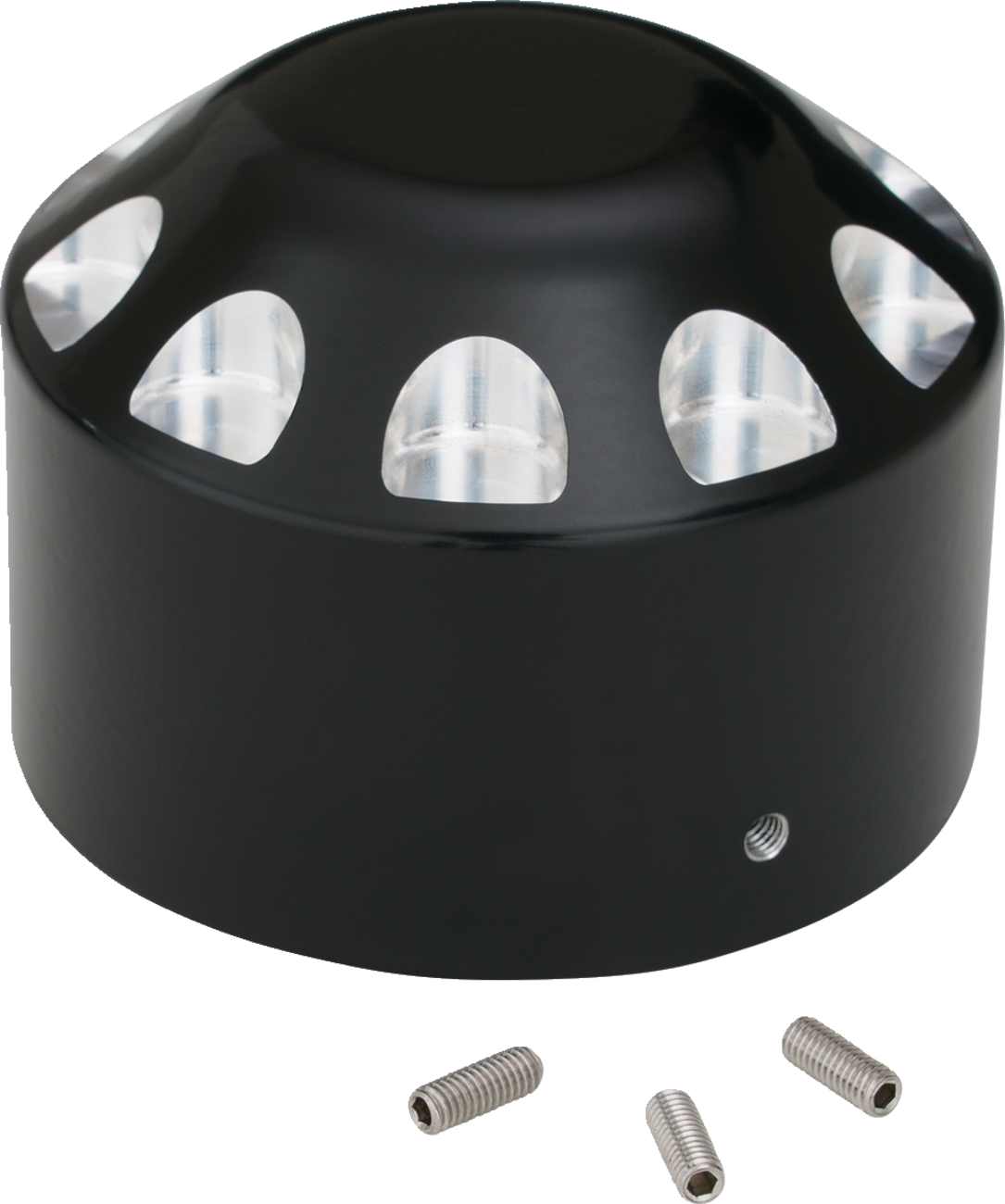 SHOW CHROME Axle Nut Cover - Black