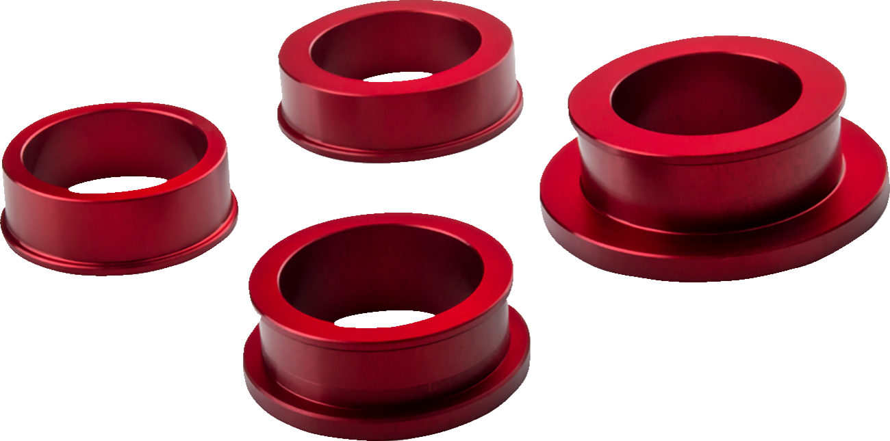DRIVEN RACING Wheel Spacer - Captive - Red - Kawasaki