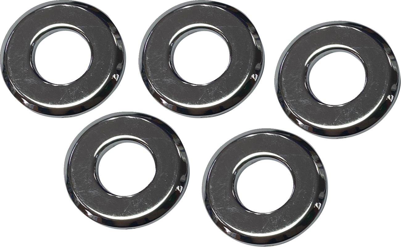 DRAG SPECIALTIES WASHERS FRT AXLE NUT 6590HW 5PK