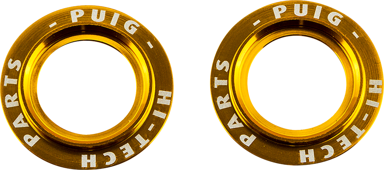 PUIG HI-TECH PARTS AXLE SLIDER RINGS UNIV GOLD