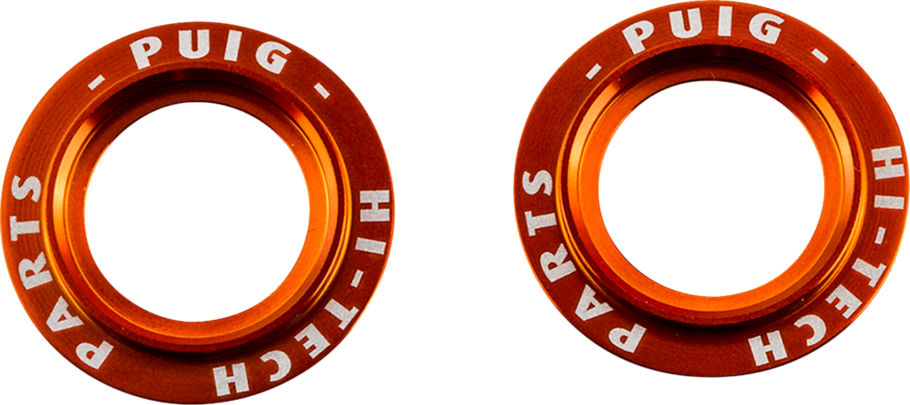 PUIG HI-TECH PARTS AXLE SLIDER RINGS UNIV ORANGE