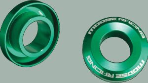 MOOSE OFFROAD Fast Wheel Spacer - Rear - Green - Kawasaki