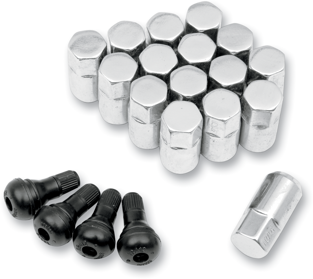 MOOSE OFFROAD LUG NUT 12X1.25 CHR 16PK | Knobtown Cycle - Kansas City Motorcycle Parts