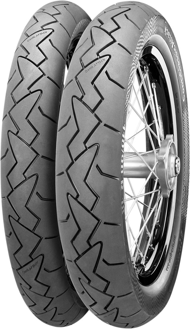 CONTINENTAL TIRE CLSC ATTK 100/90R19 | Knobtown Cycle - Kansas City Motorcycle Parts
