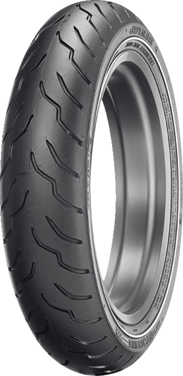 DUNLOP Tire - American Elite - Front - 130/80B17 - Narrow Whitewall - 65H
