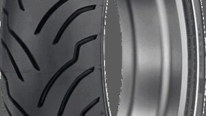 DUNLOP Tire - American Elite - Rear - MT90B16 - Narrow Whitewall - 74H