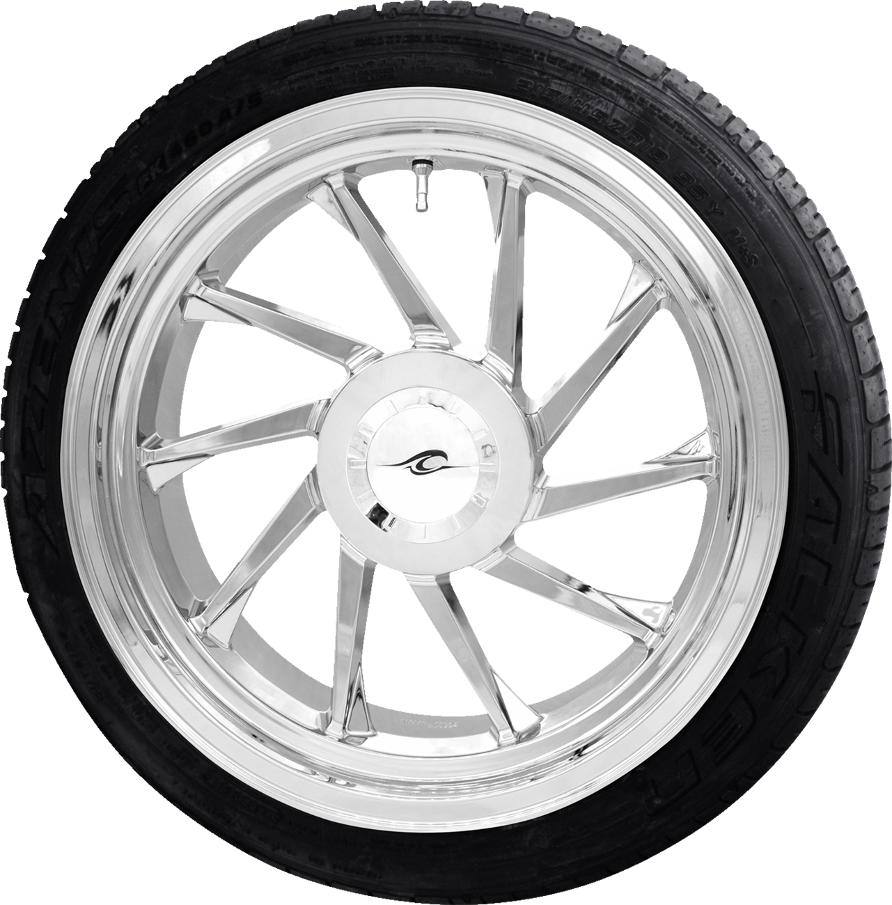 COASTAL MOTO WHEEL REAR RIGHT HURRICANE 3D TRIKE W/TIRE 18" CHR