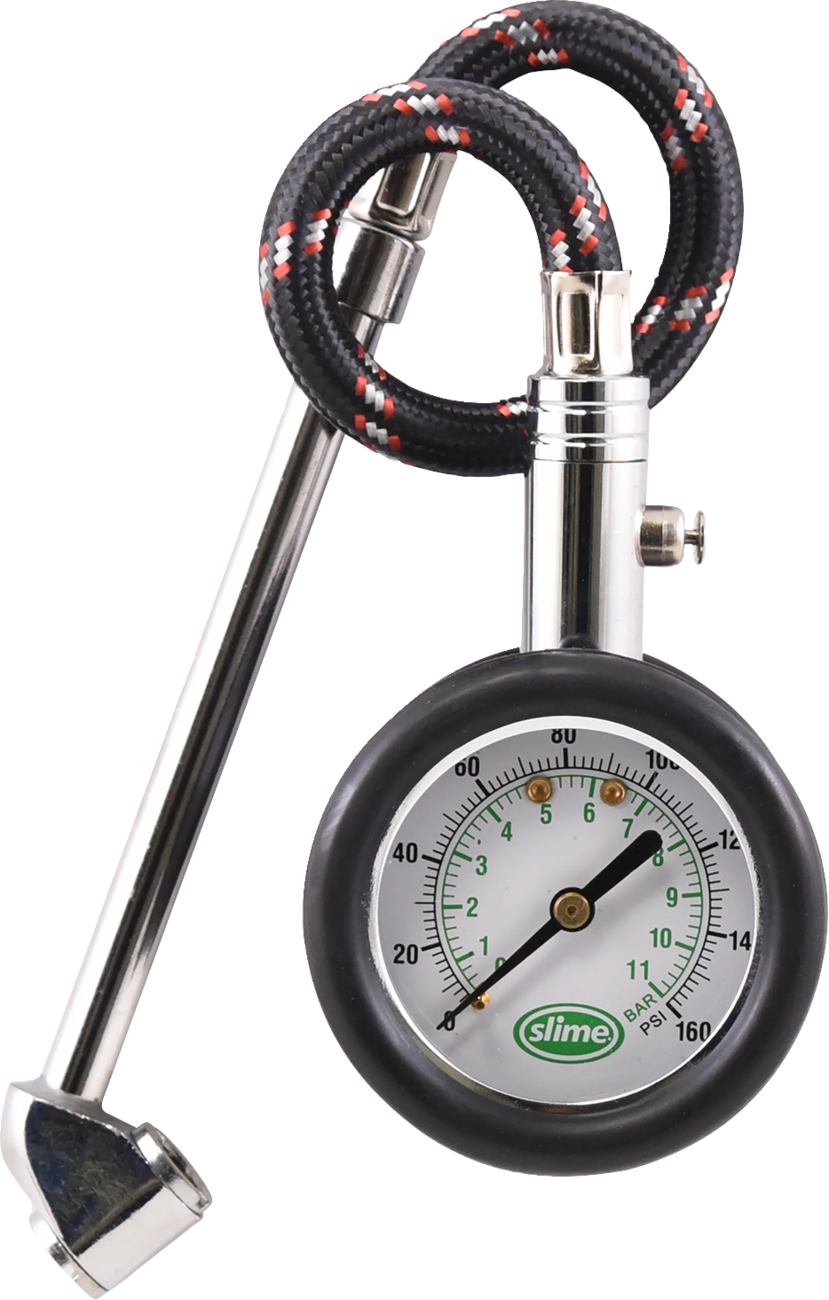 SLIME TIRE GAUGE10-160 PSI DUAL