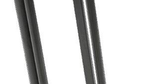 DRAG SPECIALTIES Springer Forks - Black - Standard Length