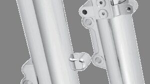 ARLEN NESS Fork Legs - Chrome - Smooth - Dual Disc - '00-'07 FLT