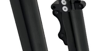 ARLEN NESS Fork Legs - Black Anodized - Smooth - Dual Disc - '00-'07 FLT