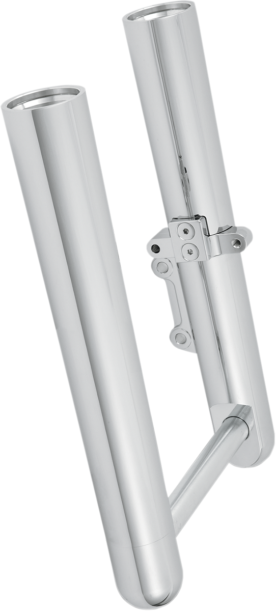 ARLEN NESS Fork Legs - Chrome - Hot Legs - Custom Single Disc - Smooth - '07-'17 FLST