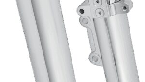 ARLEN NESS Fork Legs - Chrome - Hot Legs - Custom Single Disc - Smooth - '00-'06 FLST