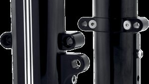 PERFORMANCE MACHINE (PM) Fork Leg Kit - Black - Lower - Single Disc - Contrast Cut - '14-'20 FL