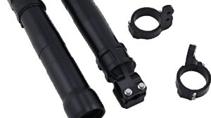 ALLOY ART Fork Legs - 49 mm - Lower - Black - Anodized