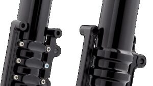 ARLEN NESS Fork Legs - 49 mm - Black Anodized - For Factory Brake Caliper