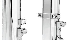 PERFORMANCE MACHINE (PM) Fork Legs - Chrome - Lower - Dual Disc