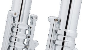 ARLEN NESS Fork Legs - 49 mm - Chrome - For Custom Radial Mount Brake Caliper