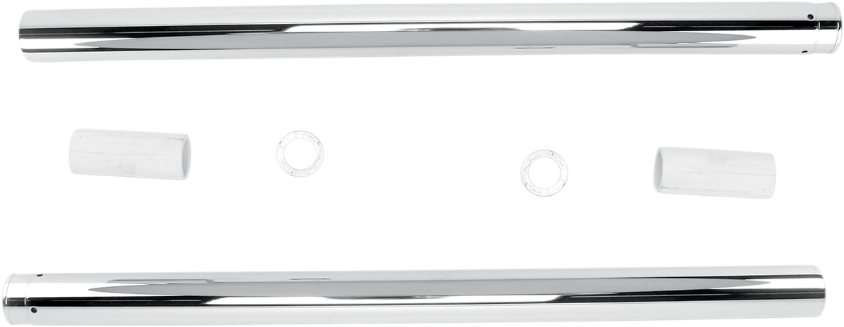 CUSTOM CYCLE ENGINEERING Fork Tubes - 49 mm - 29.50" - Ultra Chrome