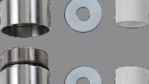 CYCLE VISIONS Fork Tube Extensions - 49 mm - Extends +1" - Chrome