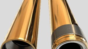 PRO-ONE PERF.MFG. Fork Tube - 39 mm - 24.25" - Gold