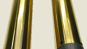 PRO-ONE PERF.MFG. Fork Tube - 49 mm - 22.875" - Gold