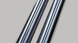 CUSTOM CYCLE ENGINEERING Fork Tubes - 43 mm - Standard Length - Ultra Chrome - Inverted