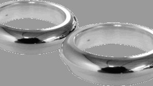 LA CHOPPERS Fork Boot Cover - 49 mm - Chrome